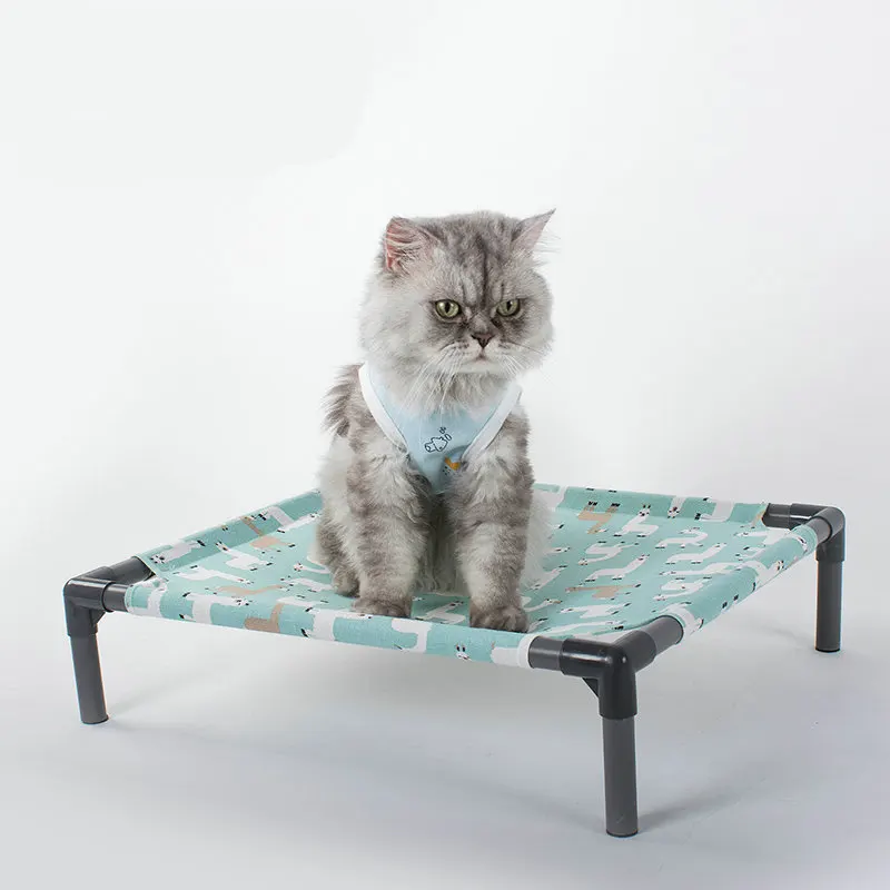 Metal Frame Elevated Pet Bed