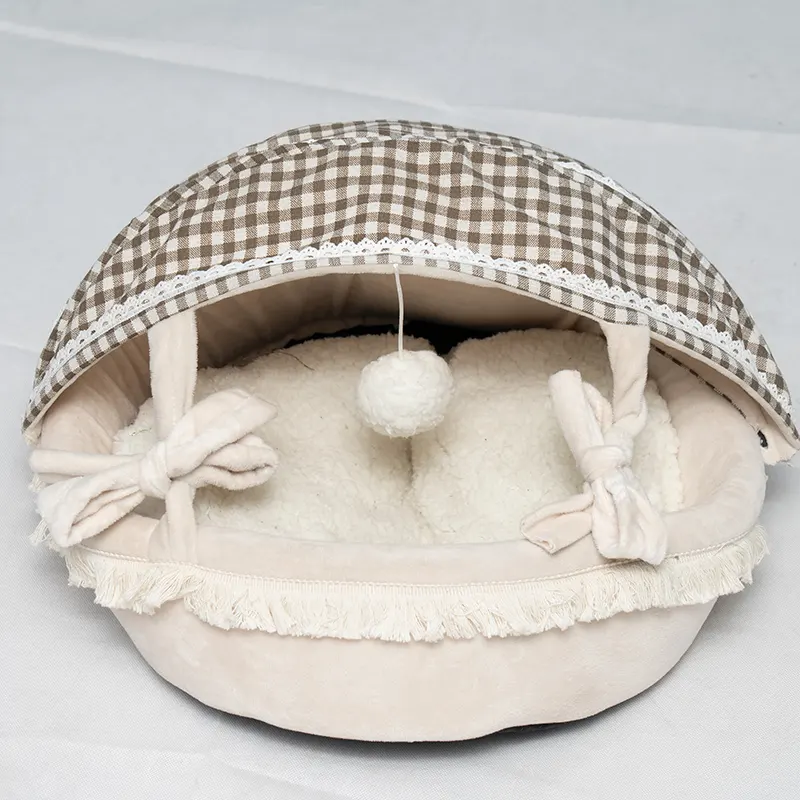Ingot-Shaped Padded Pet Bed